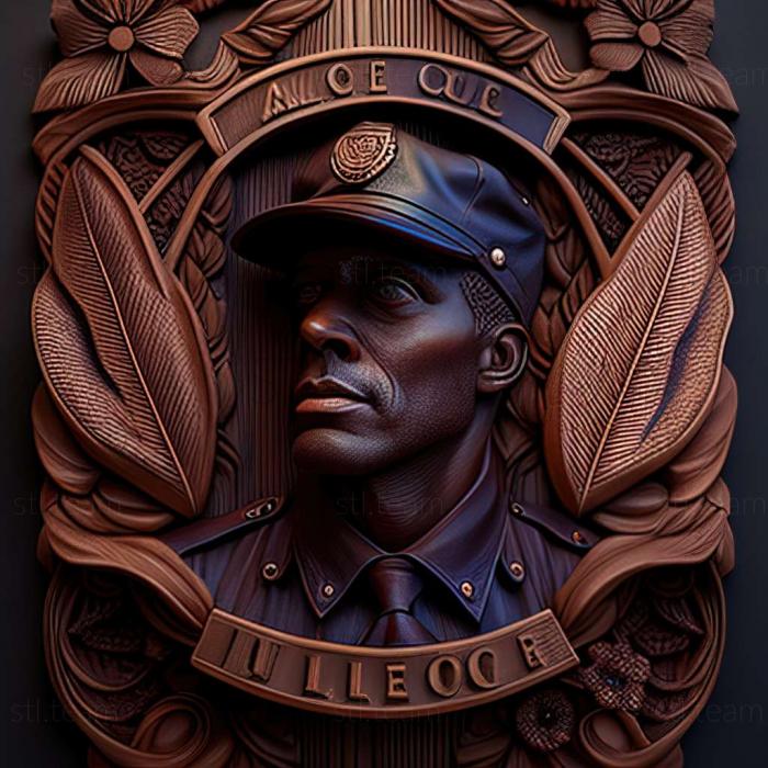 3D model LA Cops game (STL)